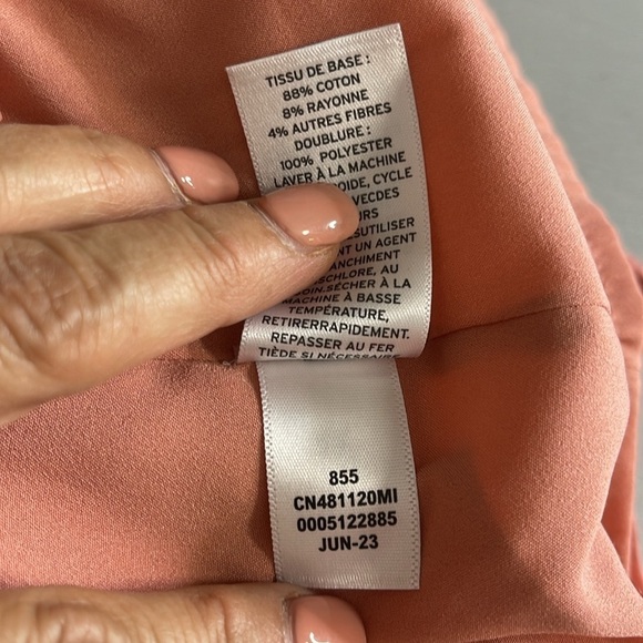 CASLON Women's Faux Wrap Ruffle Dobby Midi Dess Size S - Picture 13 of 13